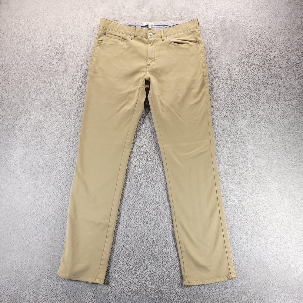 Peter Millar Pants Mens 34 Beige Ultimate Sateen Chinos MS20B39 Stretch Khakis